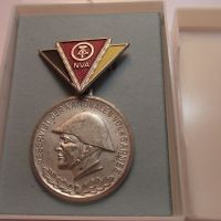 NDK Nemzeti Néphadsereg tartalékosának jelvénye - ezüst fokozat